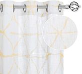 StangH Semi Sheer Printed Curtains 