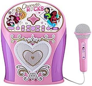 eKids Disney Princess Karaoke Machine, Easily Access Disney Playlists with New EZ Link Feature