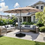 Caprihom 15ft Patio Umbrella with B