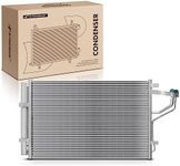 A-Premium Air Conditioning A/C Condenser Compatible with Hyundai Elantra 2011-2013 & Kia Forte Koup 2013-2013, Replace# 3967, 976063X000