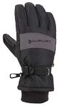 Carhartt Men's W.P. Waterproof Insulated Glove, Black/Grey, Large (Pack of 1)