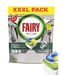 Fairy Platinum All in One Dishwasher Capsules Lemon - 115 Tablets 3XL Pack, 1.5 kg