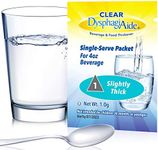 CLEAR DysphagiAide® Instant Beverage and Food Thickener, Box of 24 Single Serve Packets Level 1- Slightly Thick (Thin Nectar)