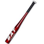 34 Inch Red Aluminium Baseball Bat Light Long Baseball Bar Stick Metal Large Waterproof Anti Slip Handle for Training Practise