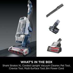 Shark Stratos XL Upright Vacuum – Navy Blue
