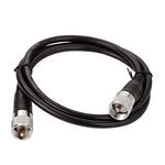 CB Antenna Cable, RG8x Coax Jumper, 6ft RFAdapter UHF Male to Male Low Loss CB Coaxial Cables, 50 Ohm for HAM Radio, Antenna Analyzer, Dummy Load, SWR Meter