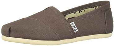 TOMS Womens Alpargata - Blue, Ash Canvas, 7.5