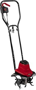 Einhell Motobineuse électrique GC-RT 7530 (750 W, Largeur de travail 30 cm, Profondeur de travail 20 cm, 4 fraises puissantes de à 22 cm, Guidon ergonomique et pliable)