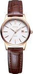 FIYTA Classic Series Watch Woman's Quartz Watch Date Display Female Casual Wrist Watch Leather Band
