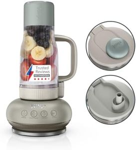Ninja BlendBoss Blender with Portable Tumbler, Personal Blender with Removeable Travel Tumbler, 3 Auto Preset Modes, Stone DB351UKST