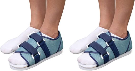 DMI Post Op Shoe, Surgical Walking Shoe or Walking Boot,Foot Pain, Broken Foot or Toes, Lightweight with Adjustable Straps, Universal Left or Right Foot, 1 Each, Shoe Size Men's 9-11
