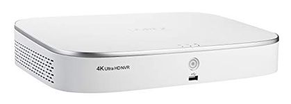 Lorex N842A82 4K Ultra HD 8 Channel 2TB IP Security System Network Video Recorder (NVR) with Smart Motion Detection, Voice Control and Fusion Capabilities, White