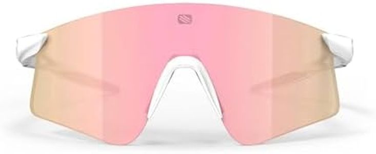 RUDY PROJECT Astral X Sport Shield Sunglasses Astral X White Matte With Multilaser Rose Gold Lenses