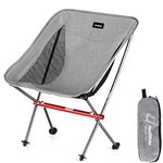 Naturehike Chair Camping Chairs for Adults Folding Chair Portable Chair Foldable Chair Fishing Chair Lightweight Camping Chair Outdoor Grey