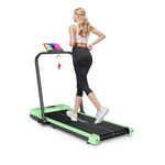 Cockatoo SmartPad4.0 Foldable Under Desk 4 HP Treadmill & Walking Pad for Home with Speed, 1-12Km/Hr, 6 Shock-Absorbed Silicon, Cardio Equipment with Max User Weight 120KG, Green