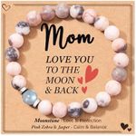 FYUKISS Mom Gifts from Daughter, Best Great Mom Mother Mama Christmas Mothers Day Birthday Gifts Present Jewelry Bracelet for Mom from Daughter