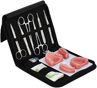 Dental Suture Practice Kit | Complete Suturing Kit Including 4 Suture Pads | Perfect Dentist Gifts | 6 Quality Dental Suture Tools | Suturing Practice | OSCE Dentistry | Perfect Suture Material