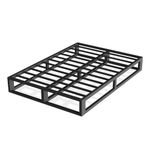 Bilily 6 Inch King Bed Frame with Steel Slat Support, Low Profile King Metal Platform Bed Frame Support Mattress Foundation, No Box Spring Needed / Easy Assembly / Noise Free