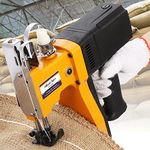 Hanchen Mini Bag Closing Machine 2s/bag Portable Bag Closer 2.9KG Electric Bag Sewing Machine Automatic Woven Bag Sewer Packing Machine for Burlap PP Woven Kraft Paper Bag with CE Certificate 110v US plug