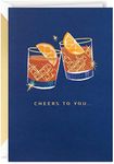 Hallmark Signature Fathers Day Card or Birthday Card for Men (Whiskey, Cheers to You)