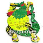 Plus Value Feng Shui Green Dragon Wooden Symbol of Power Remedies & Product (Wall Hanging)