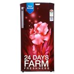 Godrej 180 L 4 Star Turbo Cooling Technology, 24 Days Farm Freshness Direct Cool Single Door Refrigerator(2023 Model, RD EDGENEO 207D THF AQ WN, Aqua Wine)