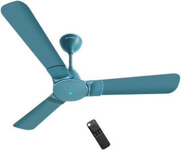 atomberg Erica Nuvo 1200mm BLDC Ceiling Fan with Remote | Award Winning Designer Fan | BEE 5 star | High Air Delivery | Low noise operation | Elegant Trims | 3 Year Warranty | Aegean Blue