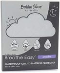 Bubba Blue Breathe Easy 96x55cm Waterproof Quilted Mattress Protector Cradle