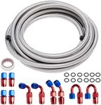 3/8 6AN 20FT Fuel Line Hose Kit, St