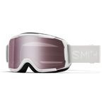 Smith Optics Daredevil Youth Snow Winter Goggle - White, Blue Sensor Mirror