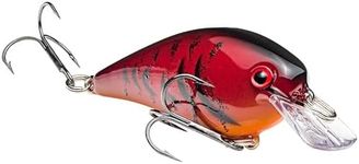 Strike King (HCKVDS1.0-450) KVD Square Bill 1.0 Fishing Lure, 450 - Delta Red, 1/4 oz, Unique Action