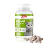 VitaliCAT MultiVitamin & Supplements For Cats by Bio PetActive | Healthy Teeth, Skin & Joints | Fortified With Vitamins A, E, B5, B9 & Biotin | Enhances Vitality & Wellbeing In Cats & Kittens, 60 tabs