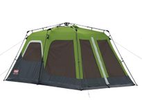 Coleman Fastpitch Instant Cabin 8 Person Polyester Tent| 60-Second Fastpitch Setup | Weathertec System | 600 mm Water Column | Pre-Attached Poles