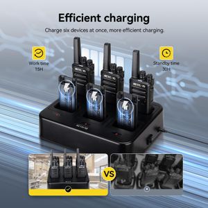 Retevis RT668 Walkie Talkies 6-Pack – Long Range Two-Way Radios