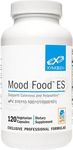 XYMOGEN Mood Food ES - Supports Calmness, Relaxation and a Healthy Mood with Active Folate, B Vitamins, 5-HTP, GABA, Minerals, Suntheanine L-Theanine, Selenium (120 Capsules)