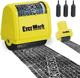 EverMark Identity Theft Protection Roller Stamp 2 Pack Confidential Roller Stamp with 3 Refills - Identity Protection Roller Stamps for Data Privacy, ID Protection and Address Blocker