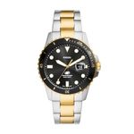 Fossil Men Stainless Steel Analog Black Dial Watch-Fs6031, Band Color-Multicolor