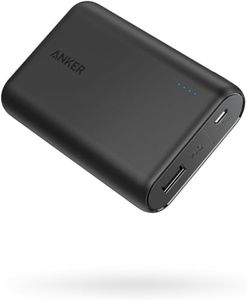 Anker Caricatore Portatile Powerbank 10000mAh PowerCore 10000, Caricatore Portatile Ultra Compatta, Power Bank Alta Capacità Per Huawei, Samsung, iPhone 16, Xiaomi e Altri