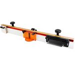 O'SKOOL 32 Inches Long Router Table Fence System with Feather Board, Bit Guard, Adjustable Stop and Dust Port