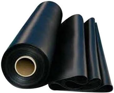 ZN Global HDPE 300 Micron Geomembrane Fish Pond Liner Sheet 6 x 15 feet for Irrigation Pond/Aquaculture Pond/Pond Lining
