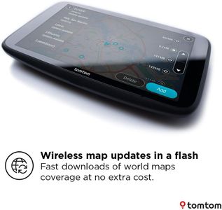 TomTom GO Superior 7" Car Sat Nav – Traffic, Speed Alerts, WiFi, World Maps