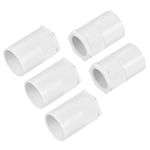 sourcing map 10PCS Conduit Adaptor Male PVC Lock Nut for 25mm Tube Dia Seal Connect for Conduit Box DIY Project