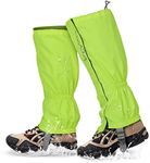 Lixada Hiking Gaiters Hikenture Leg Gaiters Snowproof Hiking Gaiters Snow Leg Gaiters for Boots Unisex Outdoor Climbing Hunting Tear Resistant