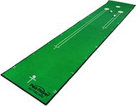 Pelz Player Golf Putting Mat | Includes Tour Proven Training Drills & Tips | Realistic Putting Surface by Dave Pelz Improves Your Putting Game | Measures 26" x 126"