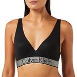 Calvin Klein - Ladies Underwear - Women Underwear - Womens Bras - Push Up Bras For Women - Women's Push Up Plunge Bra - Black - Size B/34