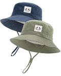FURTALK Baby Sun Hat Smile Face Toddler Boys Girls Bucket Hat for Kids 0-5 Years
