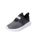 Puma Unisex-Kid Evolve Slip On PS Cool Dark Gray-Black-White Sneaker - 1 UK (38913506)