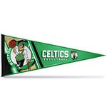 Rico Industries NBA Basketball Boston Celtics Primary 12" x 30" Felt Wall Décor Pennant - Great for Home/Bed Room/Man Cave Décor