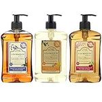 A LA MAISON de Provence Liquid Hand Soap | Lavender Aloe, Citrus & Cherry Blossom | French Milled Moisturizing Natural Hand Soap | in 16.9 oz. Pump Bottles