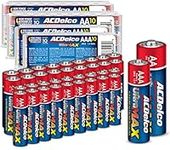 ACDelco UltraMAX AA and AAA Batteries, 40-Count Combo Pack, 20-Count Each, Alkaline Battery with Advanced Technology, 10-Year Shelf Life, Reclosable Packaging